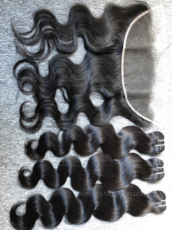 Luxury Hair Body Wave 3 Bundles With 13x4 HD Frontal Deals
