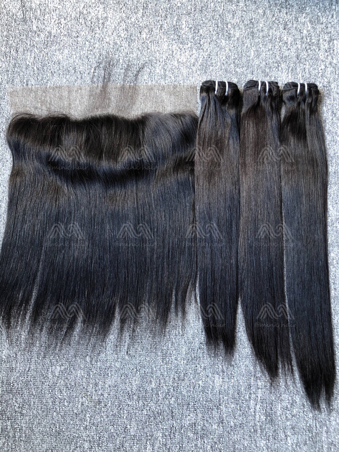 Luxury Hair Straight 3 Bundles With TR 13x4 Frontal