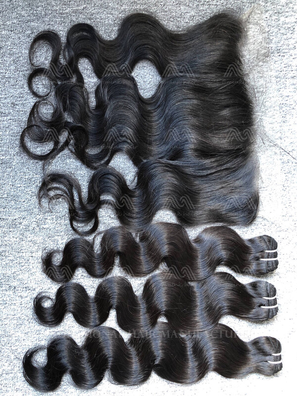 Luxury Hair Body Wave 3 Bundles With 13x4 HD Frontal Deals
