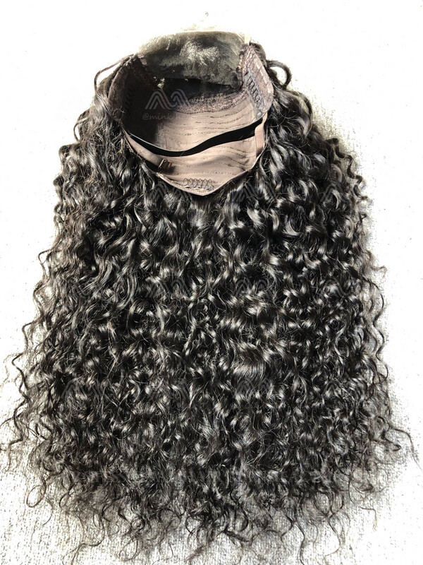 Mink Hair Italian Curly 4x4 Closure Wig 