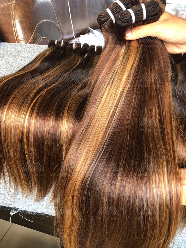 Piano Color Silky Straight Bundles