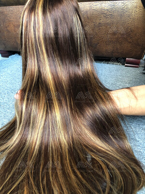 Piano Color Straight Lace Wig