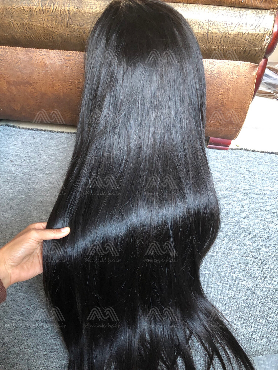 Mink Hair 6x6 Closure Wigs
