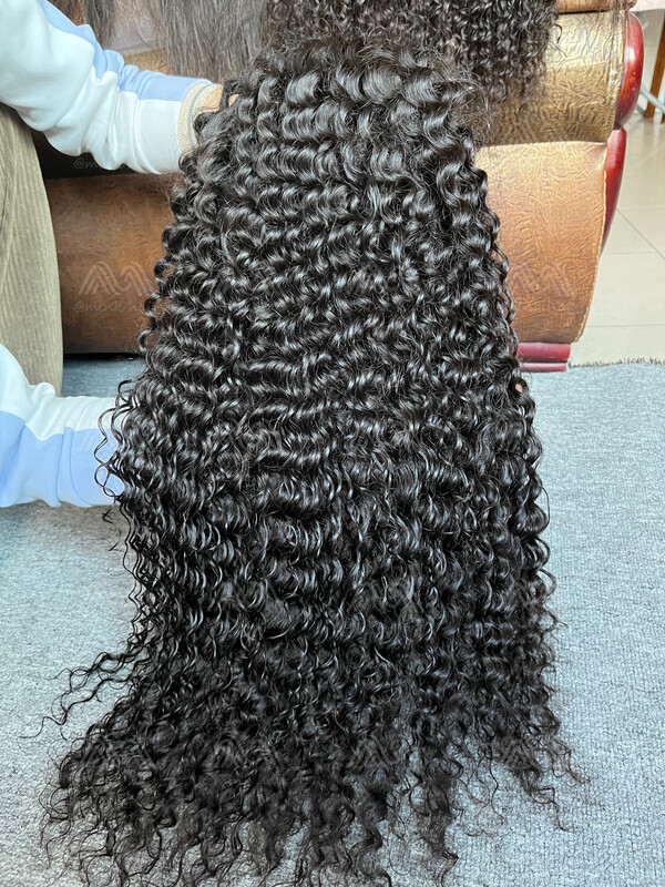 Mink Hair Deep Wave 5x5 Closure Wig