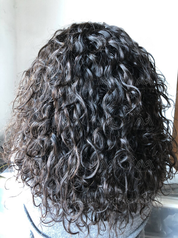 Mink Hair Water Wave 13x4 Frontal Wig