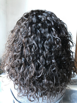 Mink Hair Water Wave 13x4 Frontal Wig