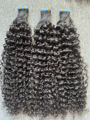 Luxury Hair Deep Curly Tape In (20pcs/50g)