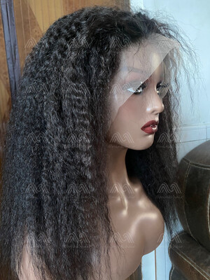 Mink Hair Kinky Straight 13x4 Frontal Wig
