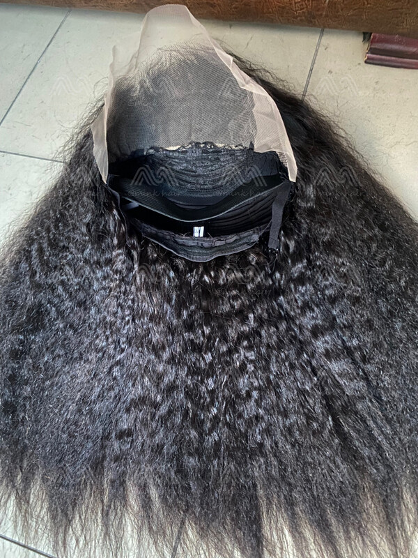Mink Hair Kinky Straight 13x4 Frontal Wig