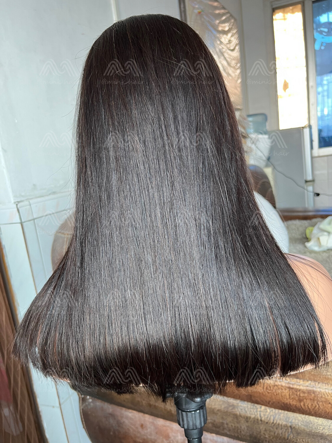 Mink Hair Straight 13x4 Bob Wig