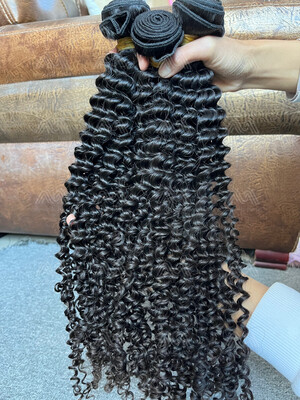 Raw Hair Deep Wave 3 Bundles With 13X4 HD Frontal Deals