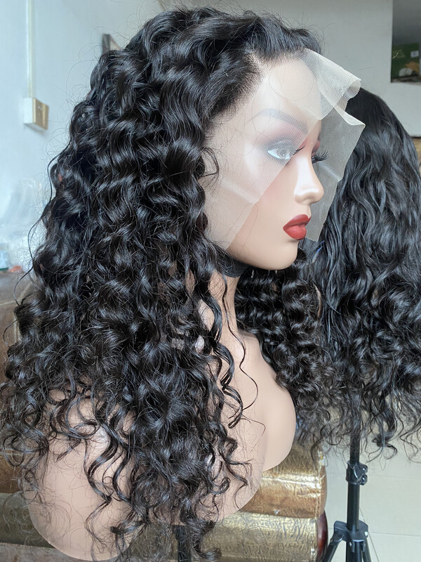 Mink hair Italian Curly 13x6 Frontal Wig
