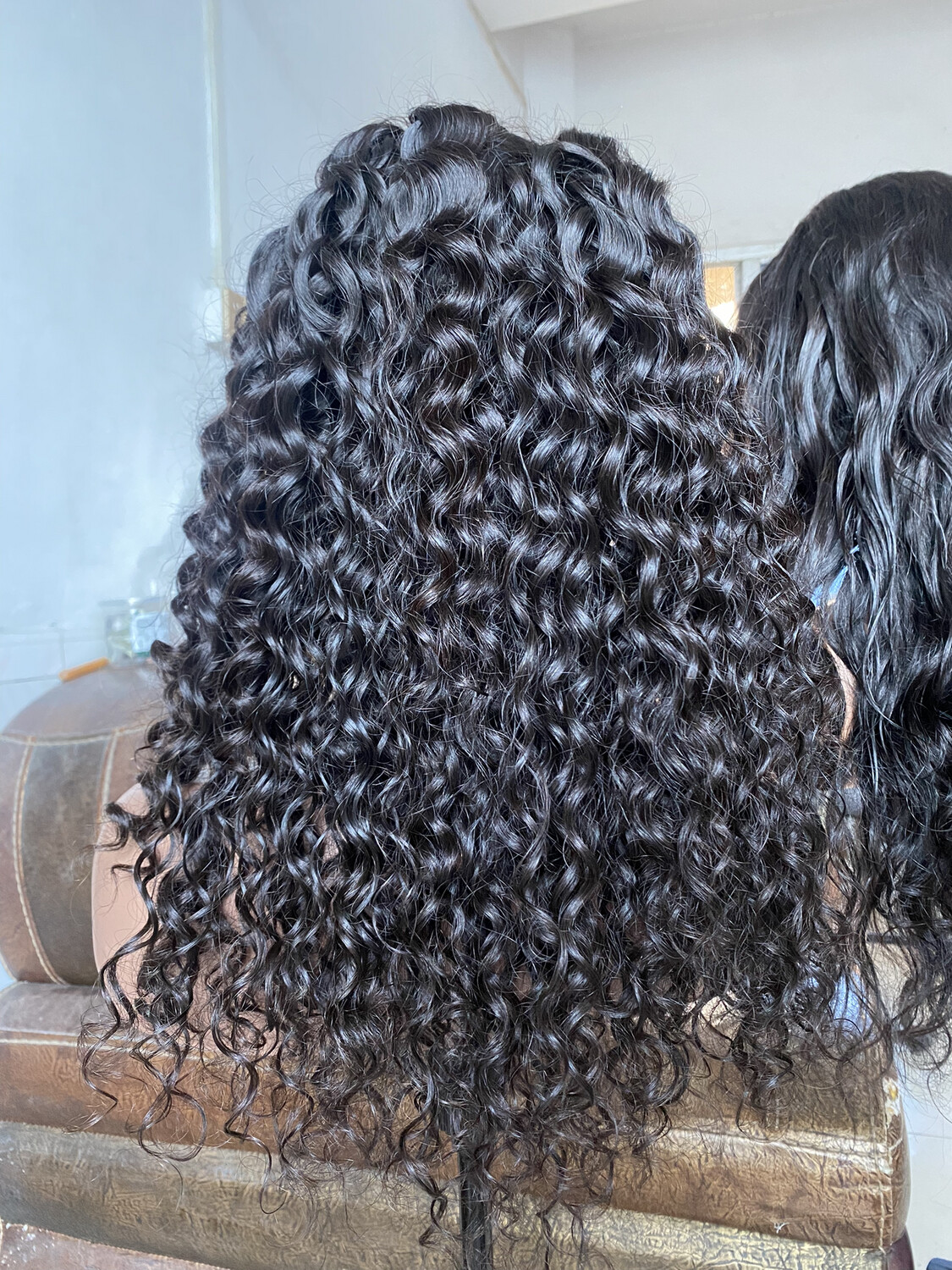 Mink hair Italian Curly 13x6 Frontal Wig