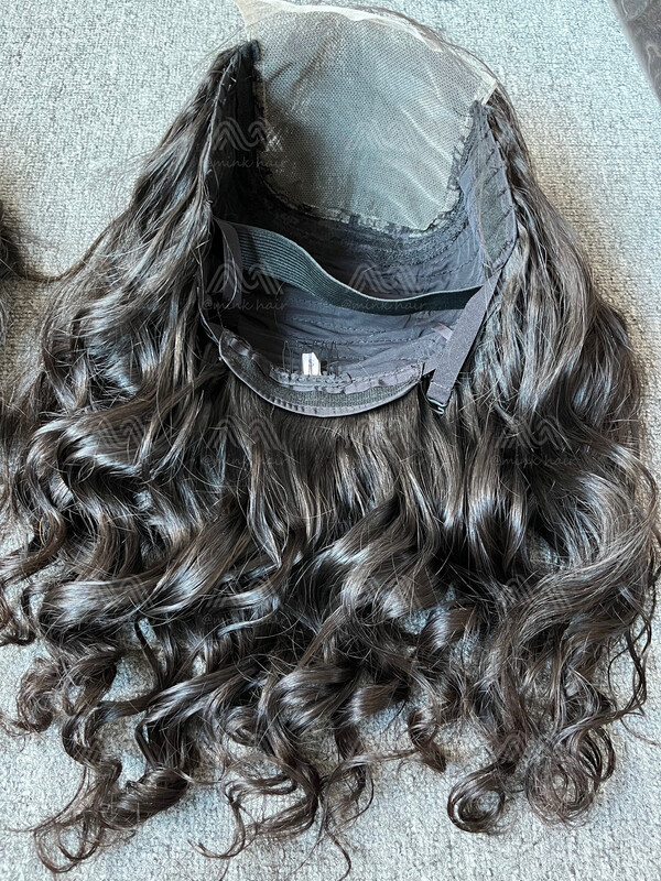 Raw Hair Loose Wave 5X5 Transparent Lace Closure Wig