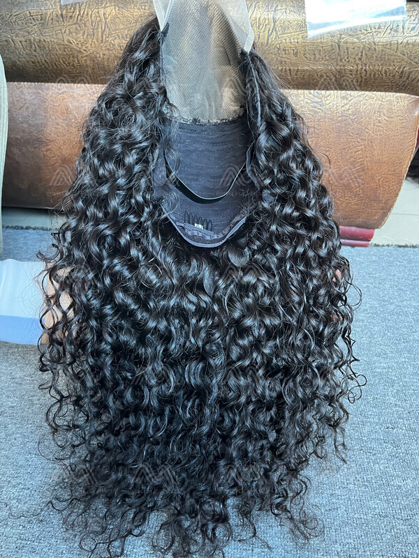 Raw Hair Italian Curly 5X5 HD Closure Wig