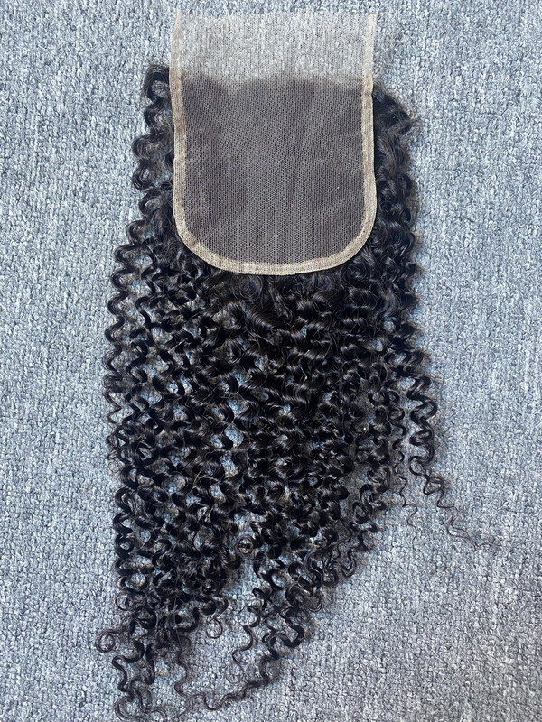 Mink Hair Jerry Curly 4x4 Closure