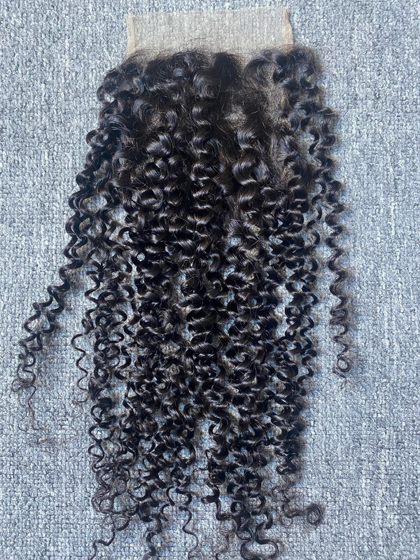 Mink Hair Jerry Curly 4x4 Closure
