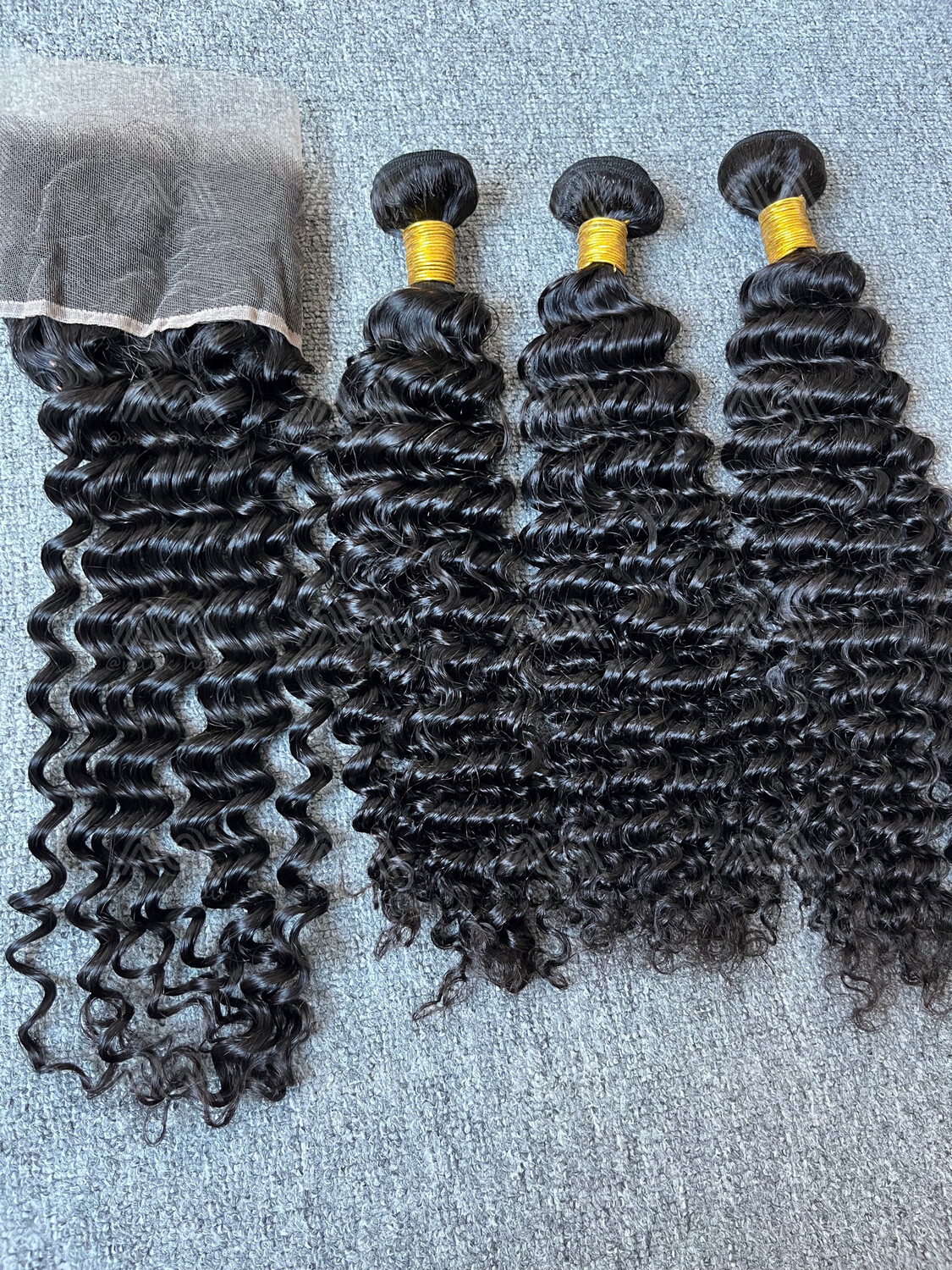 Diamond Hair Deep 3 Bundles With 13X4 HD Frontal Deals
