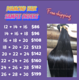 Diamond Hair 3 Bundles Sample Deals 