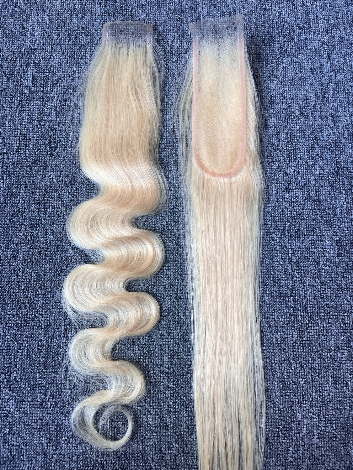 Blonde Hair Straight/ Body 2x6 HD closure