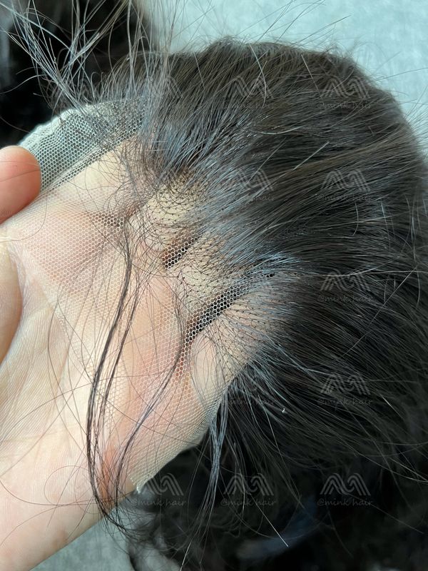 Mink Hair Body 5x5 Closure Wig