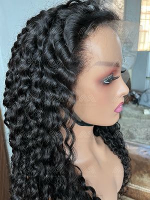 Mink Hair Deep Wave 13x4 HD frontal Wig