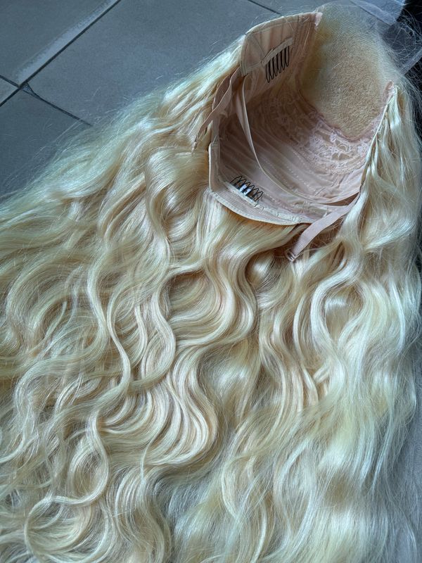 Luxury Blonde Hair 4x4 HD Closure Wig
