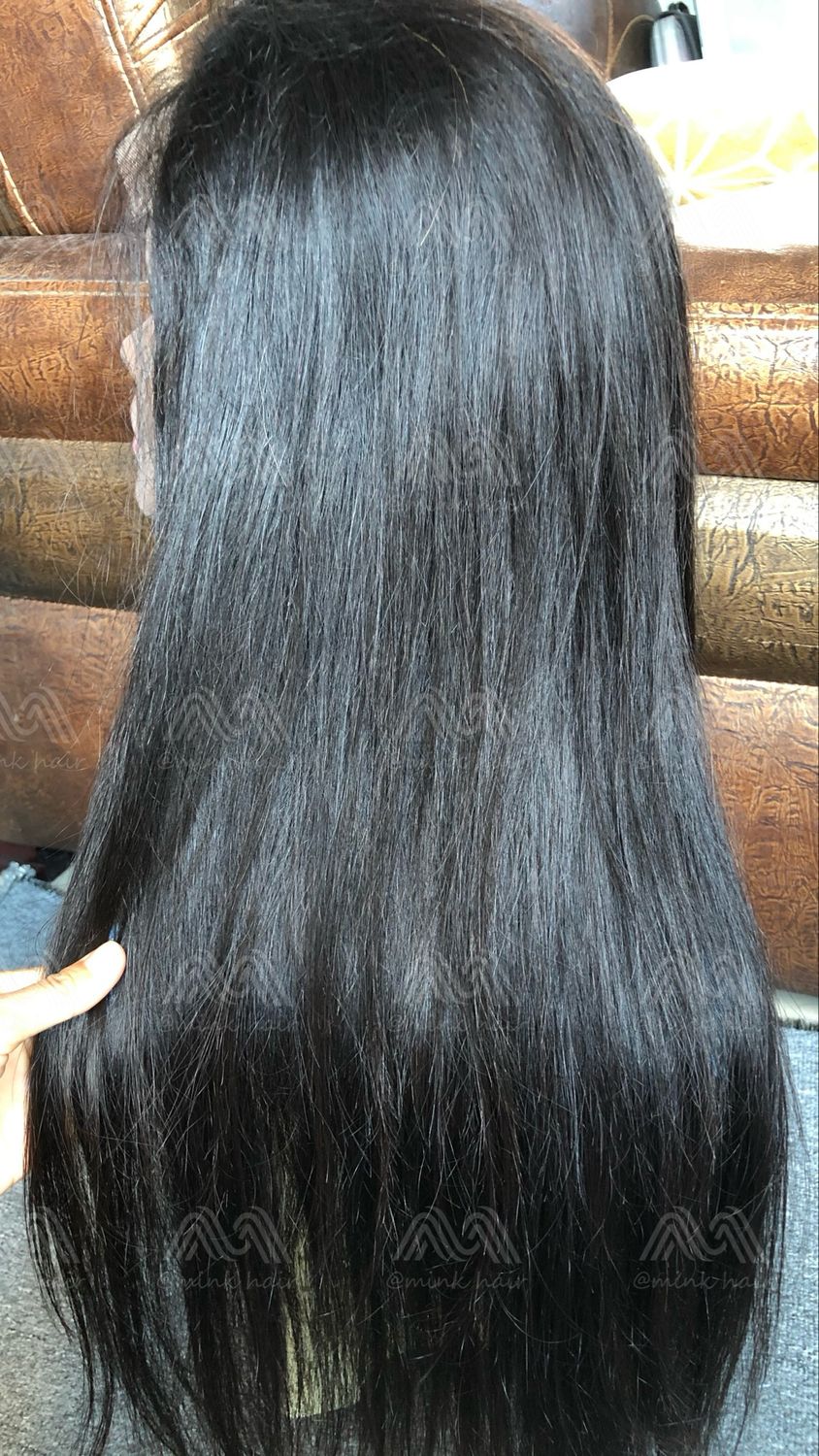 Mink Hair Straight 5x5 Closure Wig