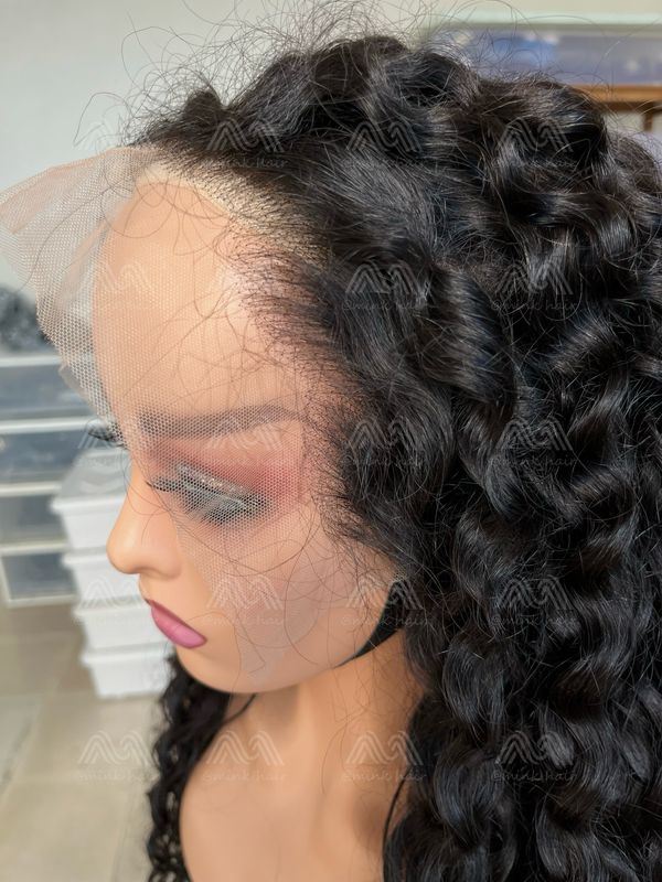 Mink Hair Italian Curly 13x4 HD frontal Wig