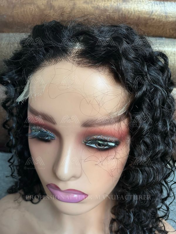 Mink Hair Curly 4x4 HD Closure Wig