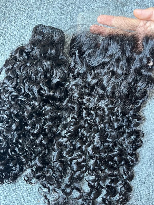 Luxury Hair Burmese Curly 5X5 HD Closure