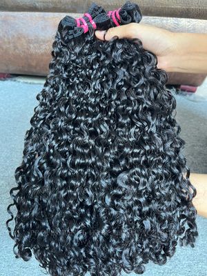 Super Double Drawn Rosy Curly