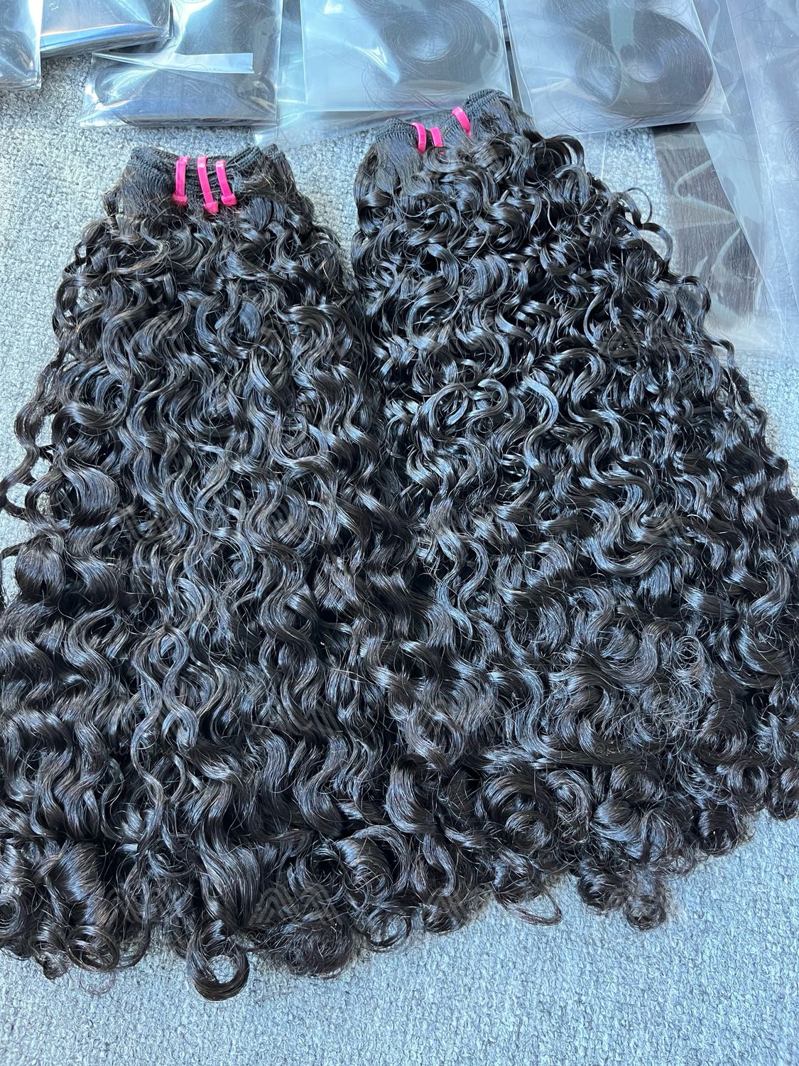 Super Double Drawn Rosy Curly
