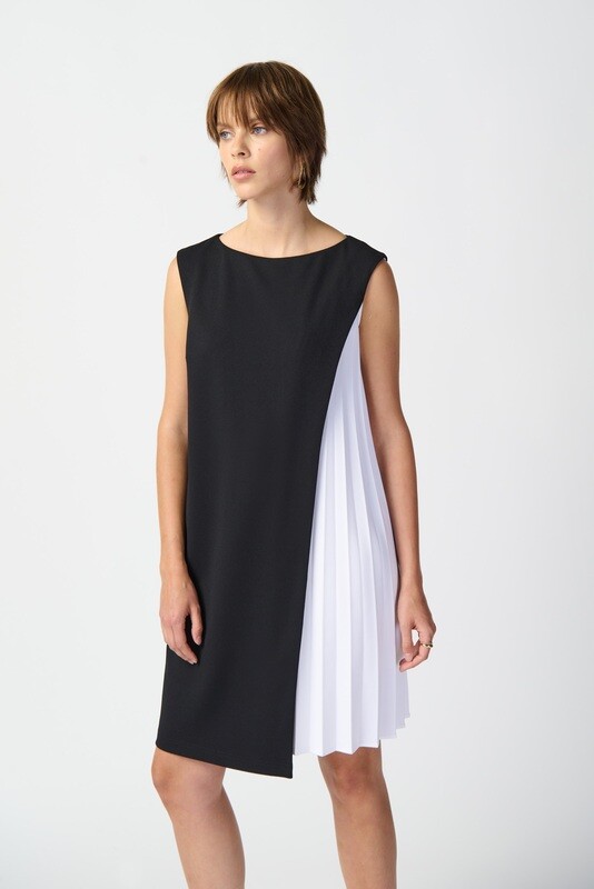 Joseph Ribkoff Colour-Block Scuba Crepe Trapeze Dress