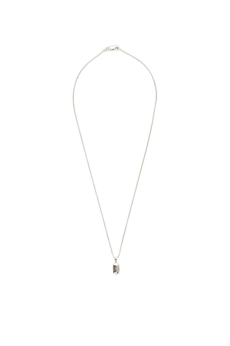 Sylvia Benson Micro 86400 Fortune Buoy Necklace Silver