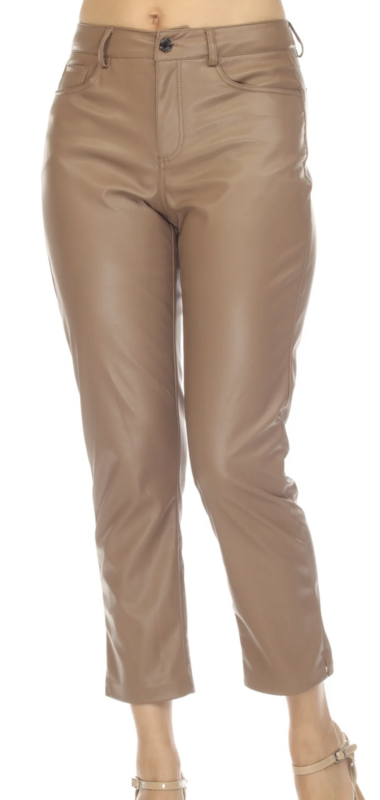 Joseph Ribkoff Faux Leather Pant