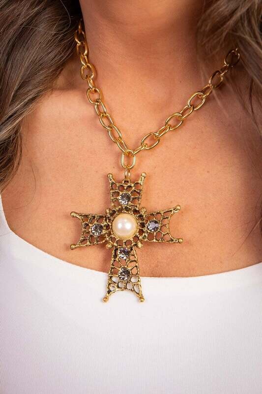 Yochi Highest Point Necklace Gold