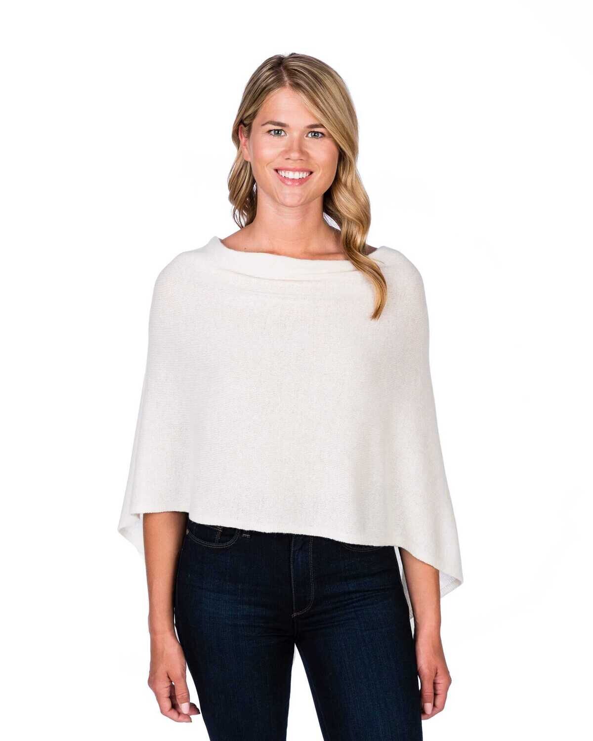 Alashan 100% Cashmere Dress Topper Poncho