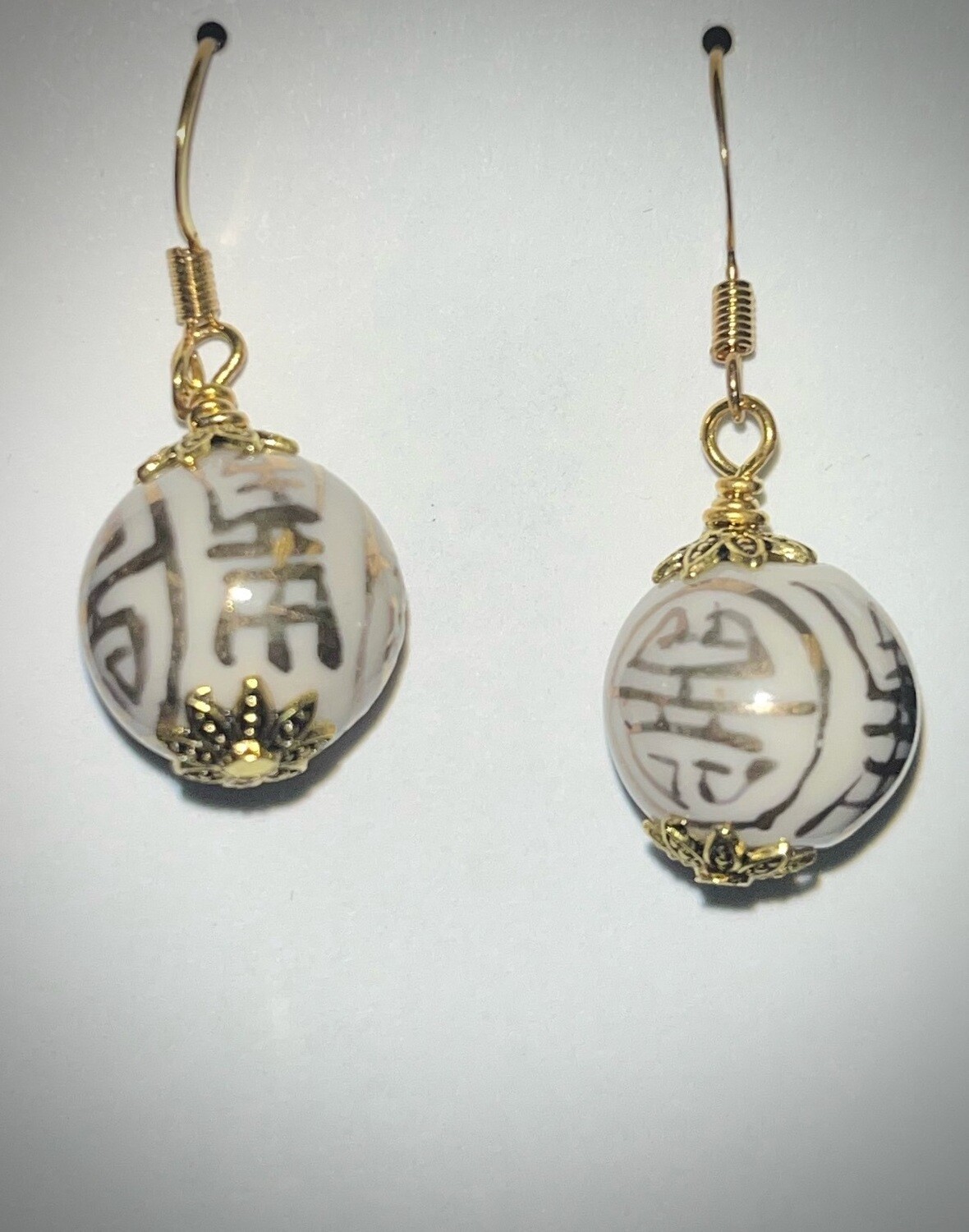 ASTOR JEWERLY 24159  WH/GL EARRING