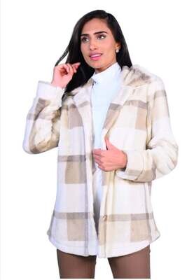 Frank Lyman Plaid Cardigan