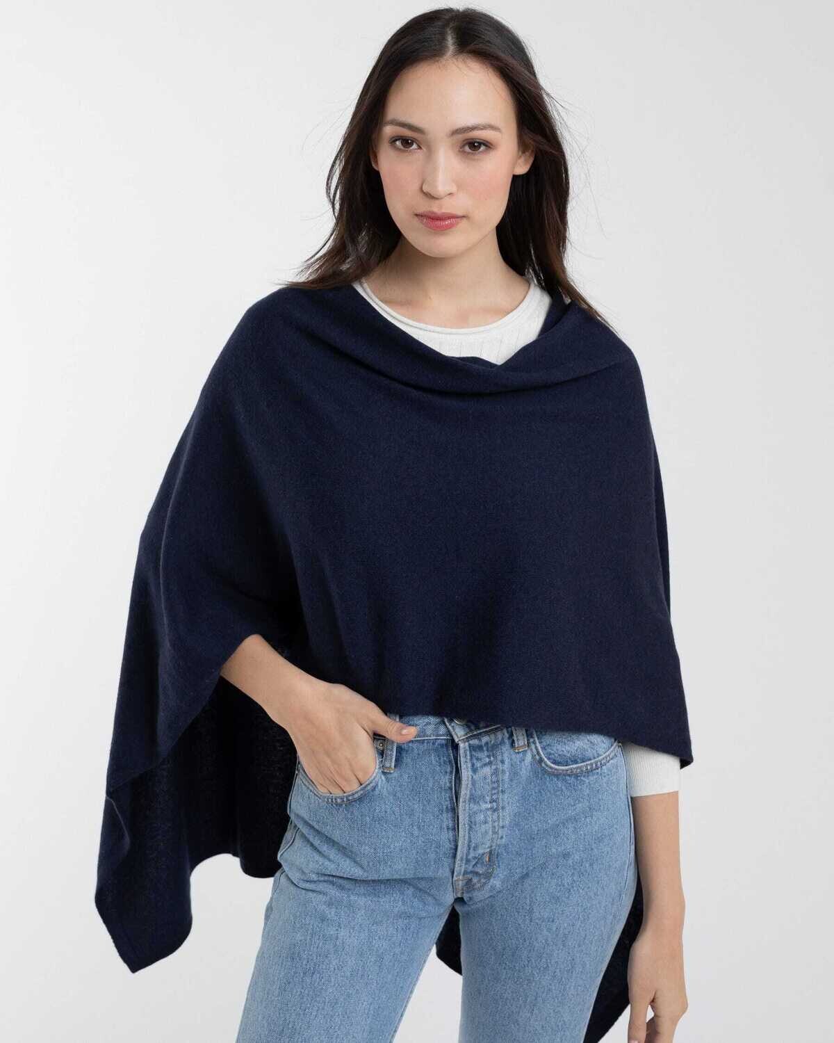 Alashan Trade Wind Cashmere Blend Dress Topper Poncho