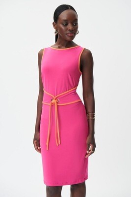 Joseph Ribkoff Silky Knit Dress With Obi Belt Style