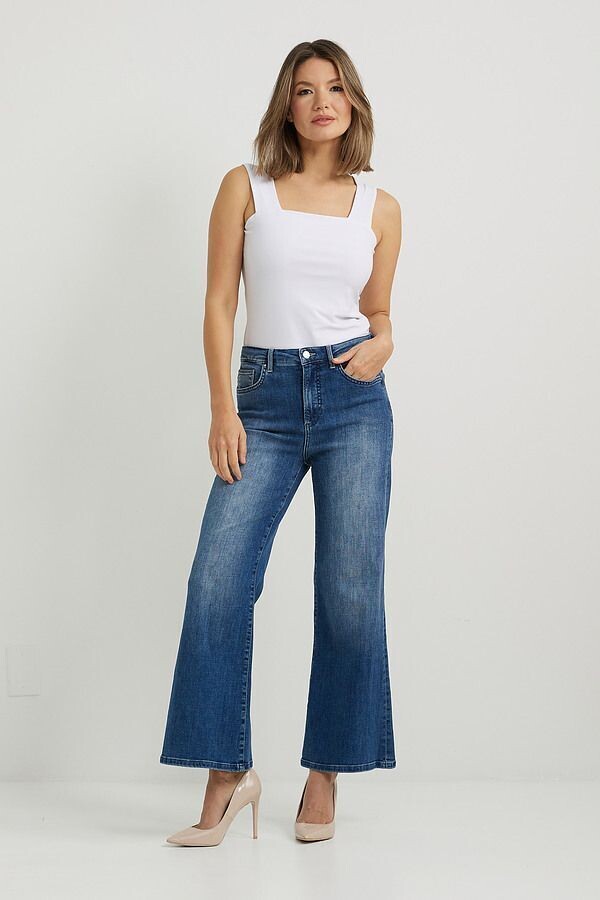 Joseph Ribkoff High-rise Wide Leg Jeans