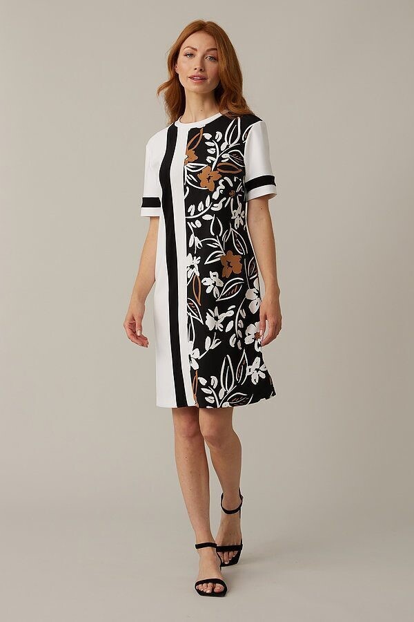 Joseph Ribkoff Black/Multi Printed Dress