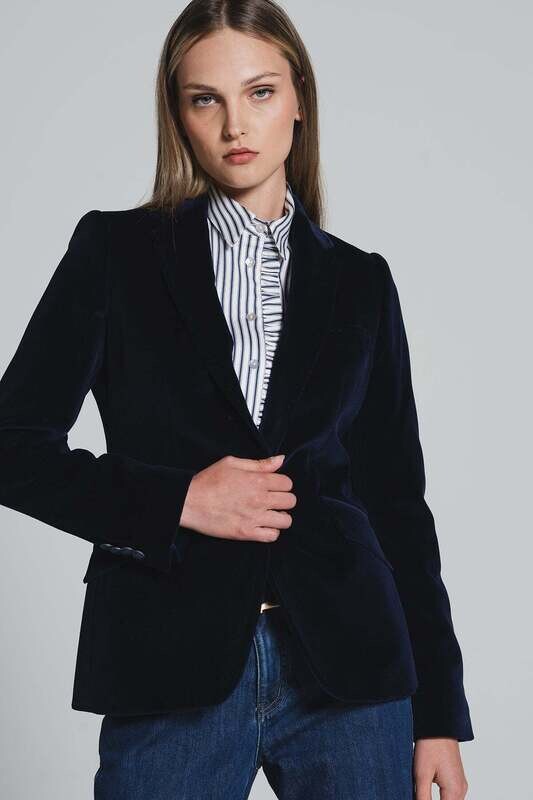 Bariloche Circon Navy Velvet Blazer