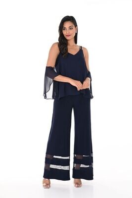 Lyman Blue Wide-Leg Pants Style