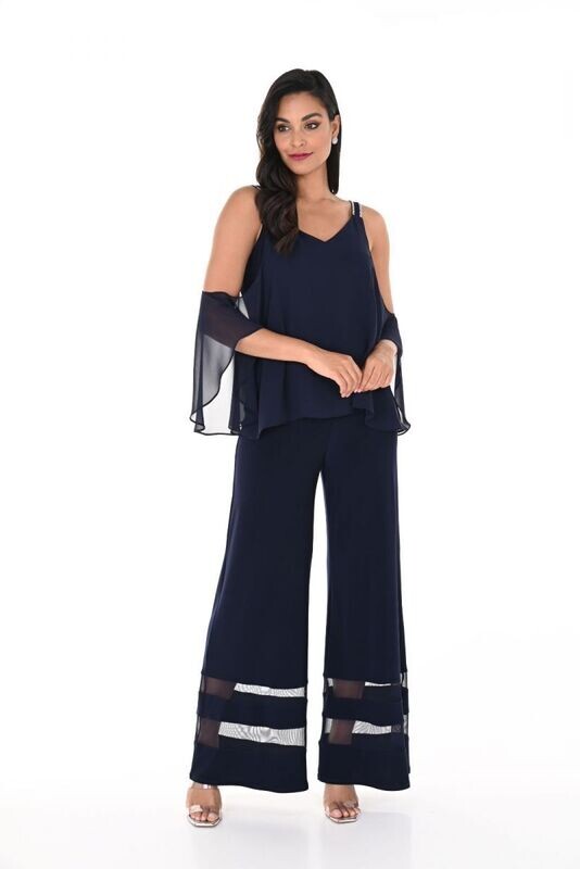 Lyman Blue Wide-Leg Pants Style