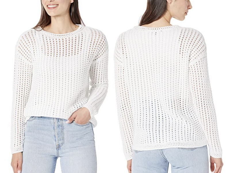 Elliott Lauren Harper Crochet Sweater