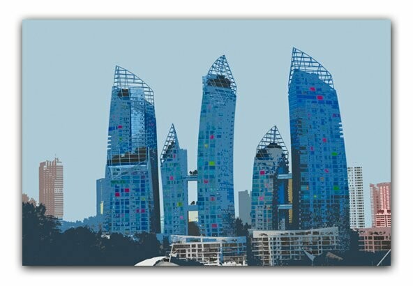 Singapur - Häuser von Liebeskind