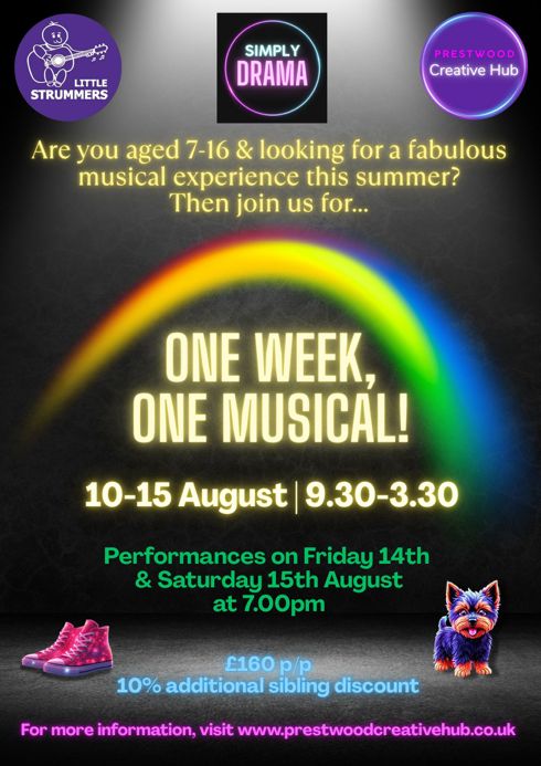 One Week, One Musical - August 2026 - sign up here!